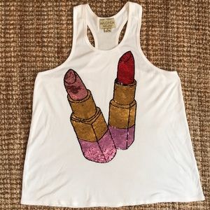 Wildfox White Label Lipstick Tank